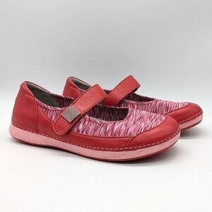 Alegria Gem red Mary Jane leather shoe 39 8.5
